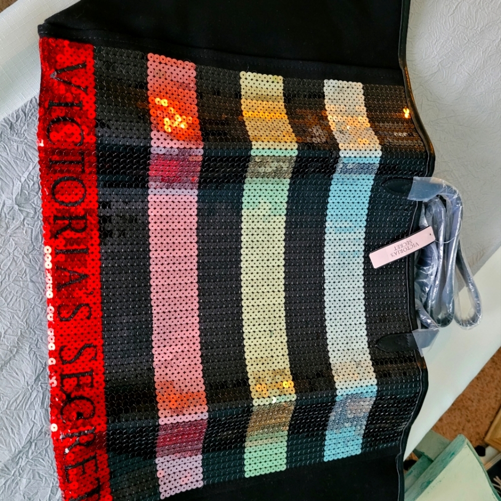 NWT, Victoria's Secret Sequin Tote Bag, Large